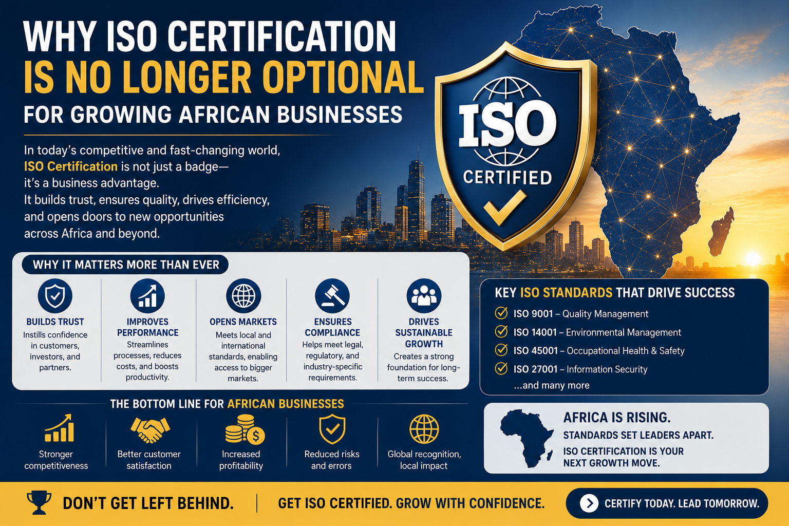 Why ISO Certification Is No Longer Optional for Growing African Businesses